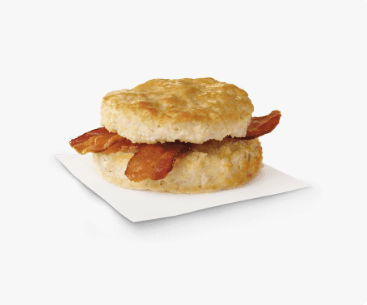 bacon steak biscuit