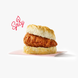 chick fil a spicy chicken biscuit​