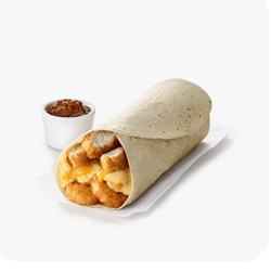 hash brown scramble burrito​

