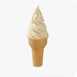 ice cream cone at mcdonald's